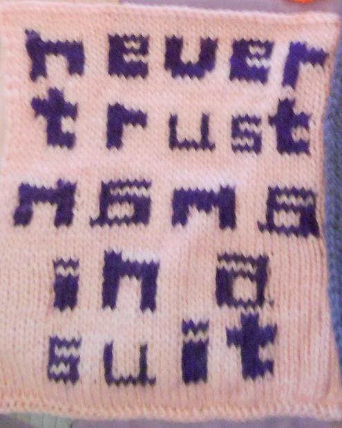 knitting word backwards